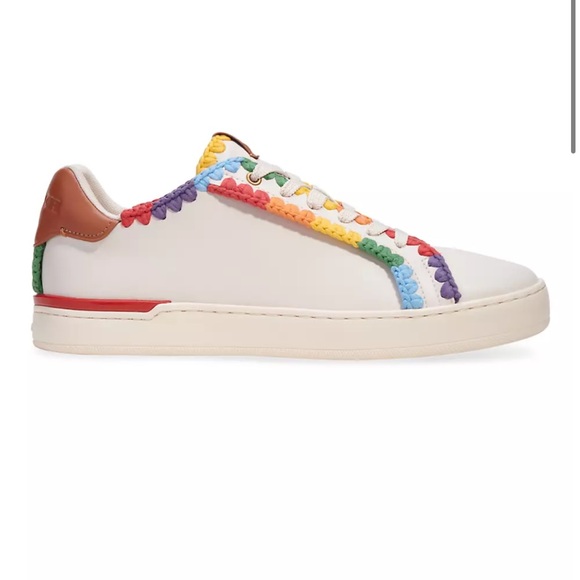 Coach Pride Collection Sneaker With Rainbow Crochet - Picture 3 of 3